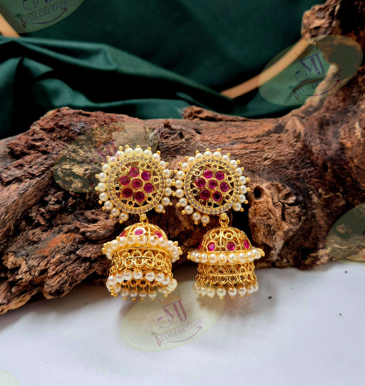 PESHWAI RUBY JHUMKA