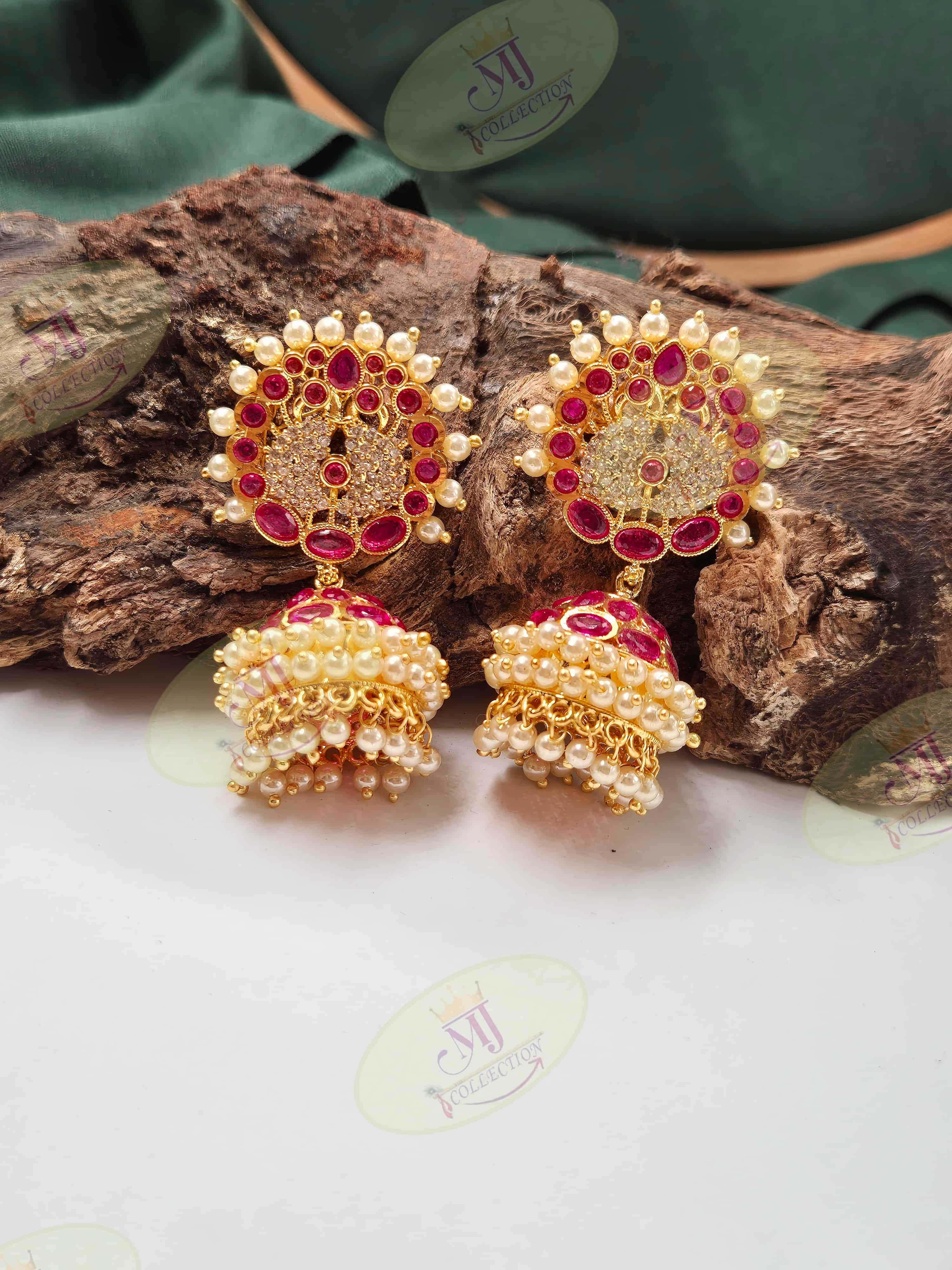 PESHWAI RUBY JHUMKA