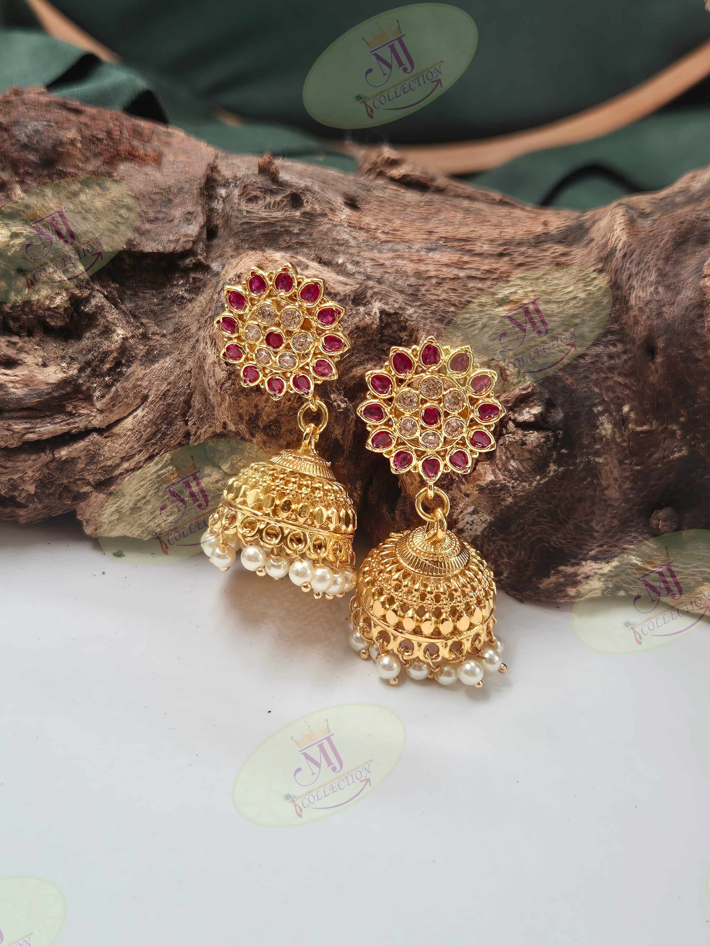 PESHWAI RUBY JHUMKA