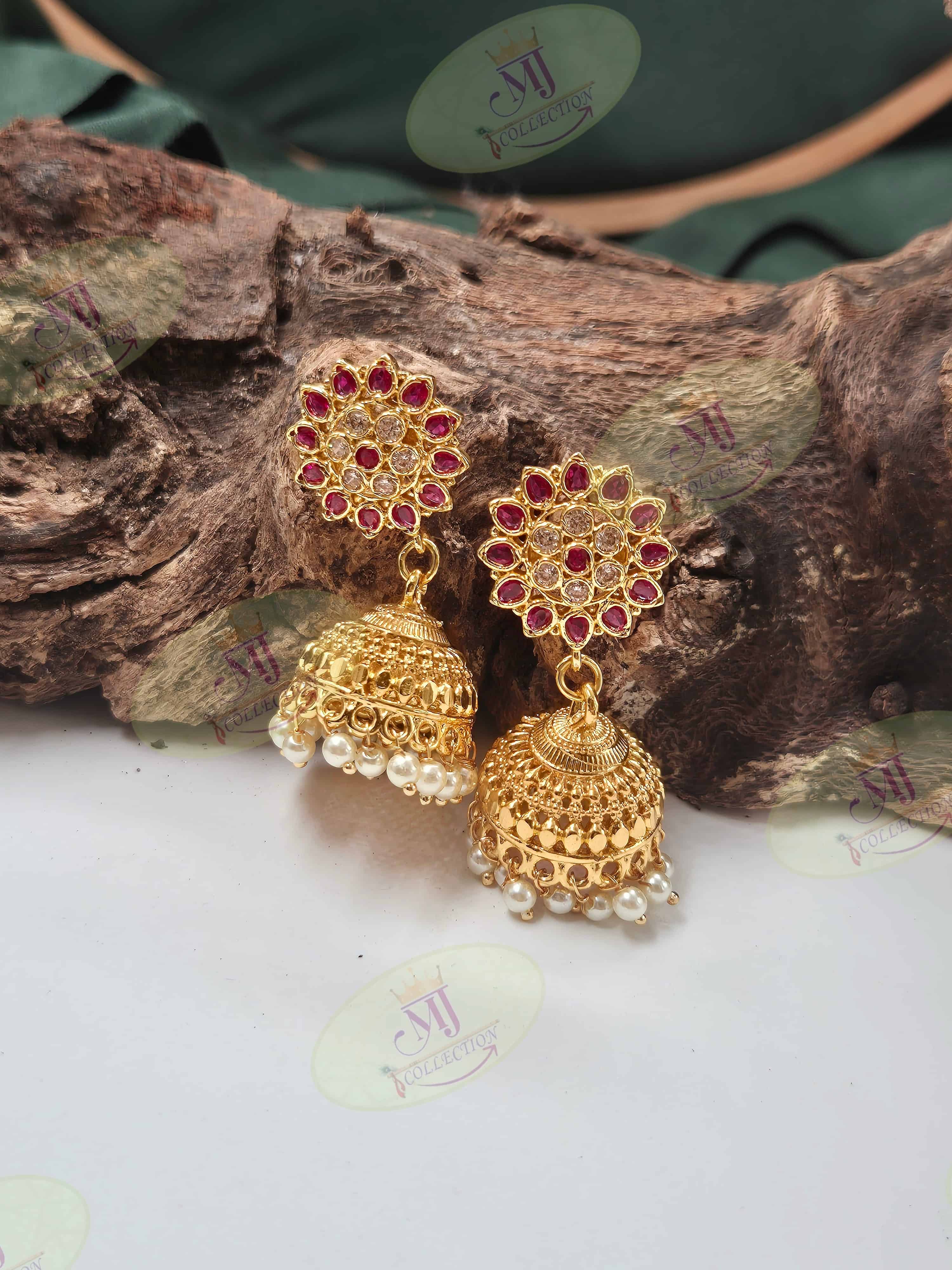 PESHWAI RUBY JHUMKA