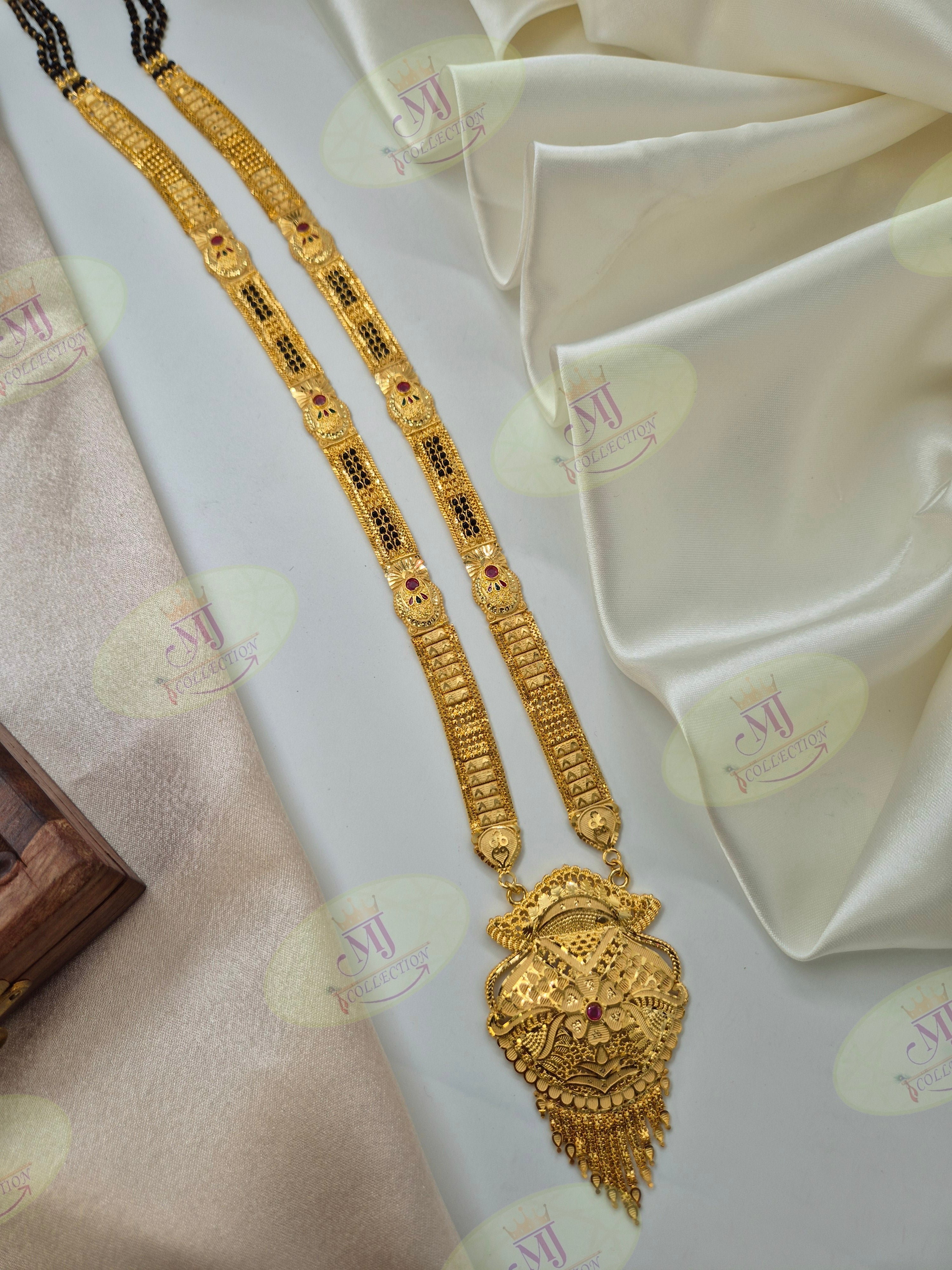 FLORAL RUBY MANGALSUTRA