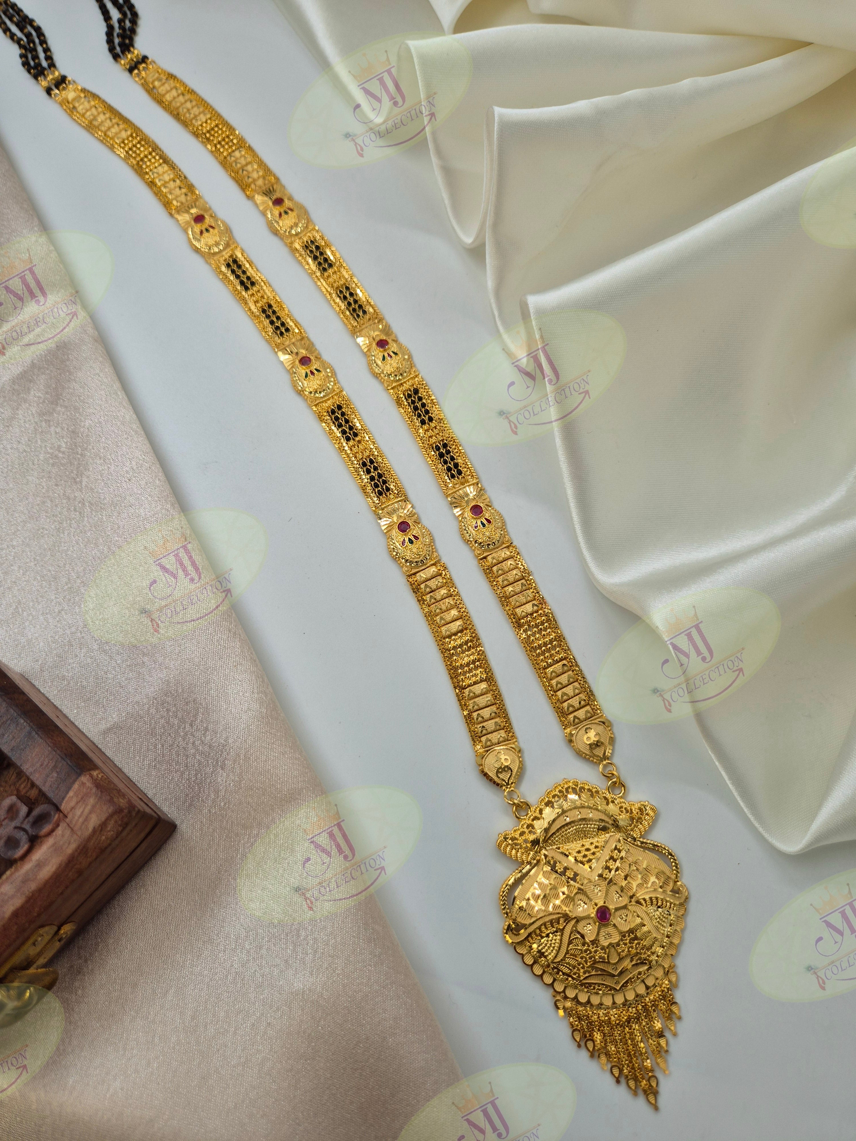 FLORAL RUBY MANGALSUTRA