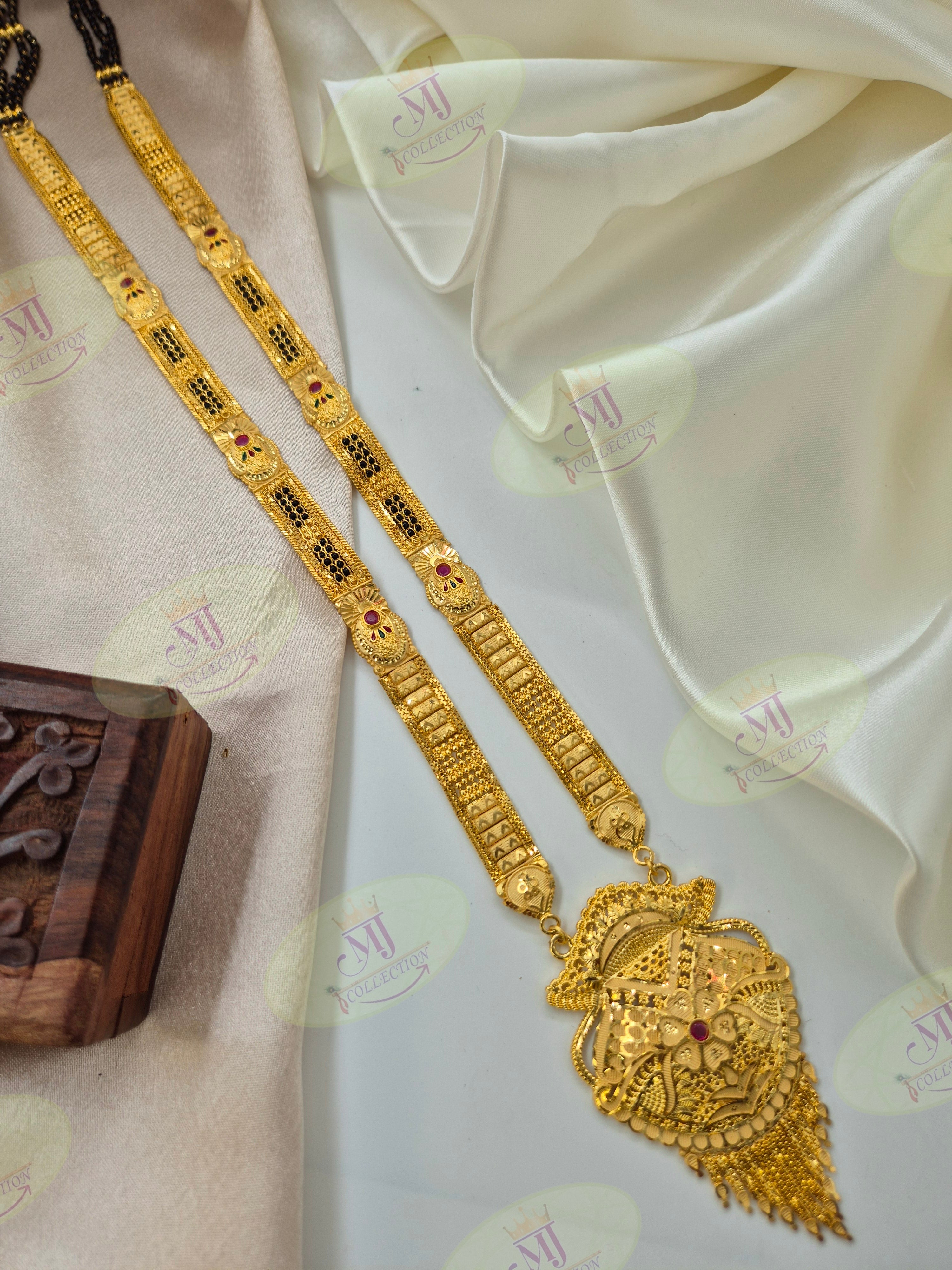 FLORAL RUBY MANGALSUTRA