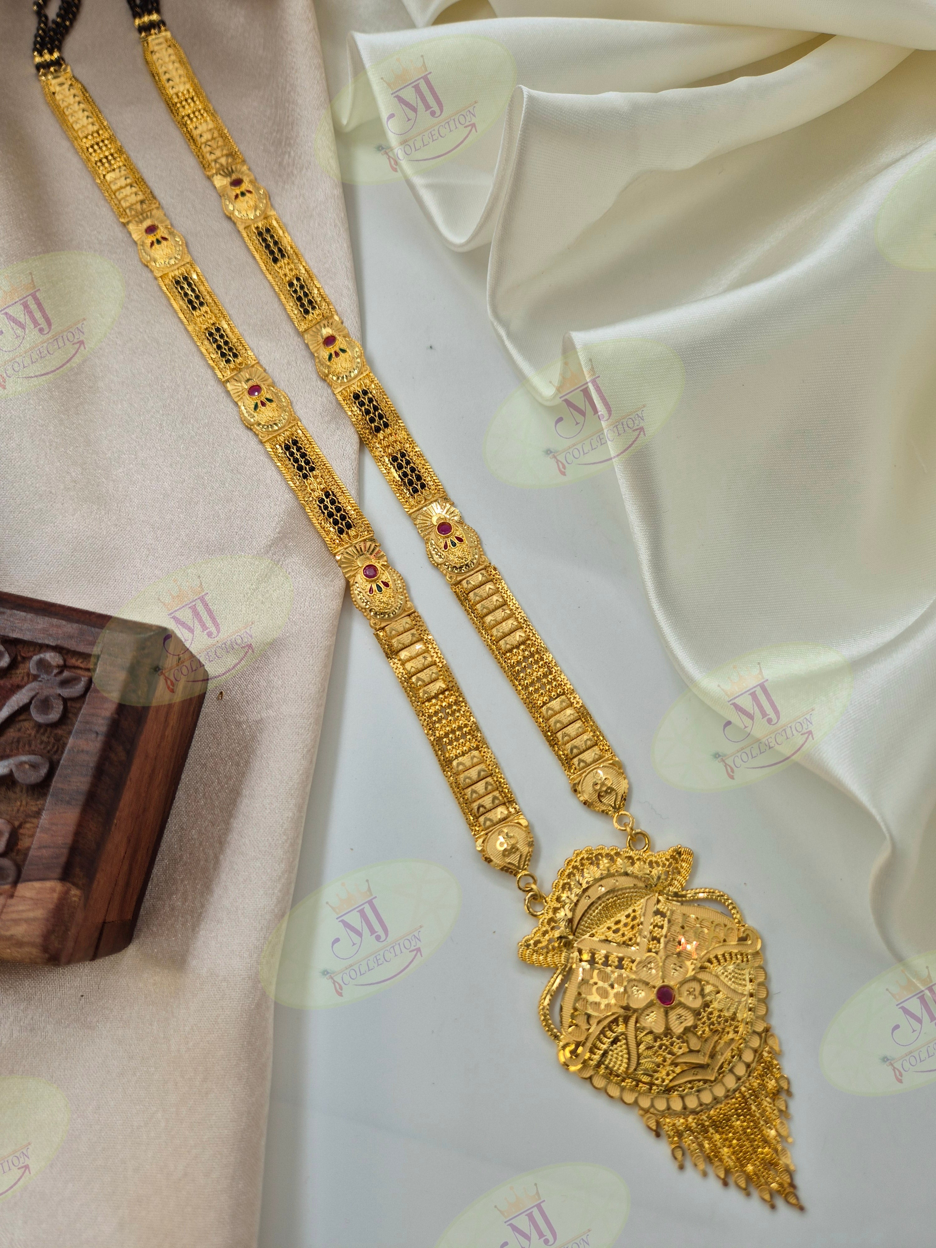 FLORAL RUBY MANGALSUTRA