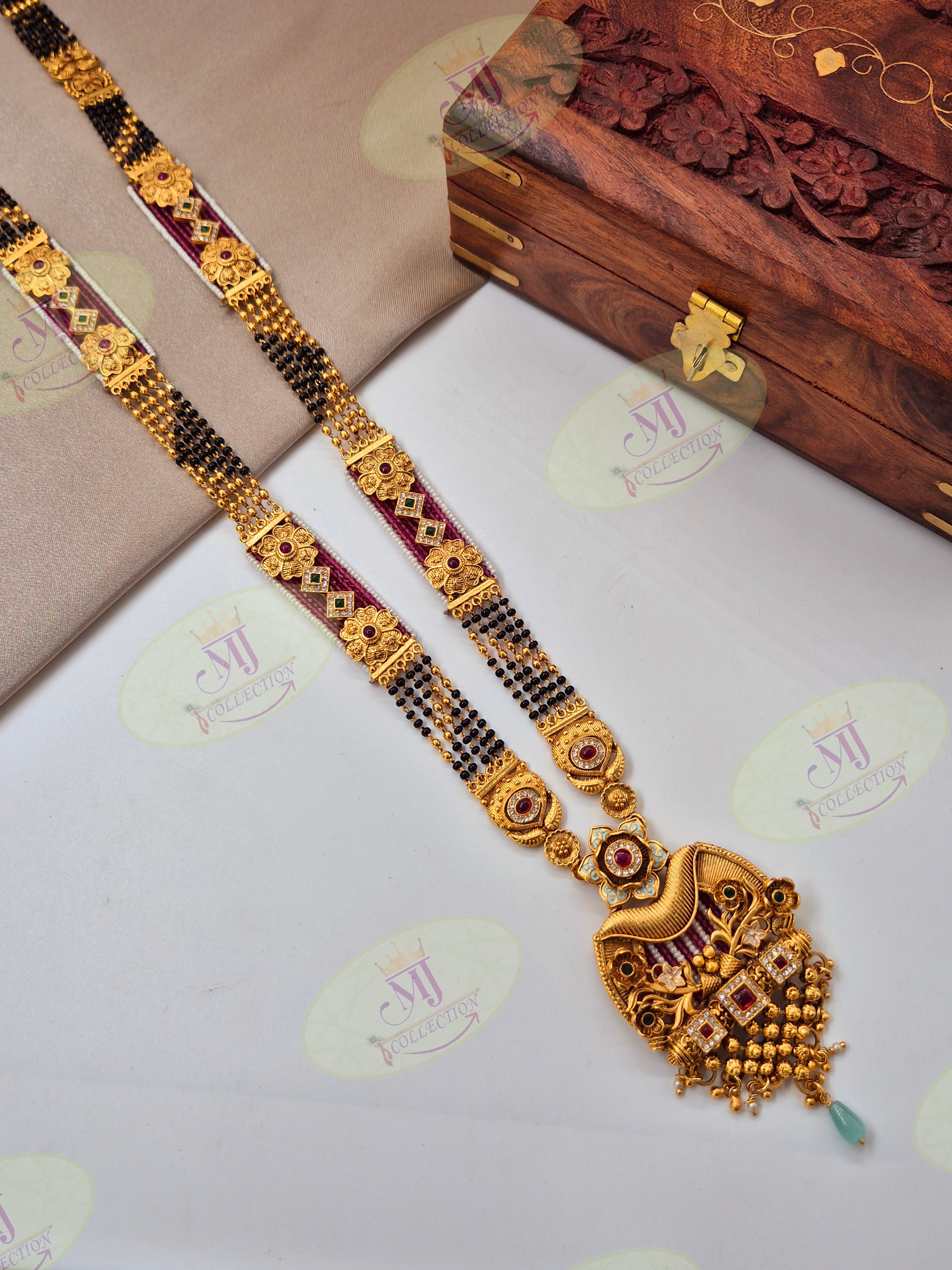 FLORAL RAJWADI MANGALSUTRA