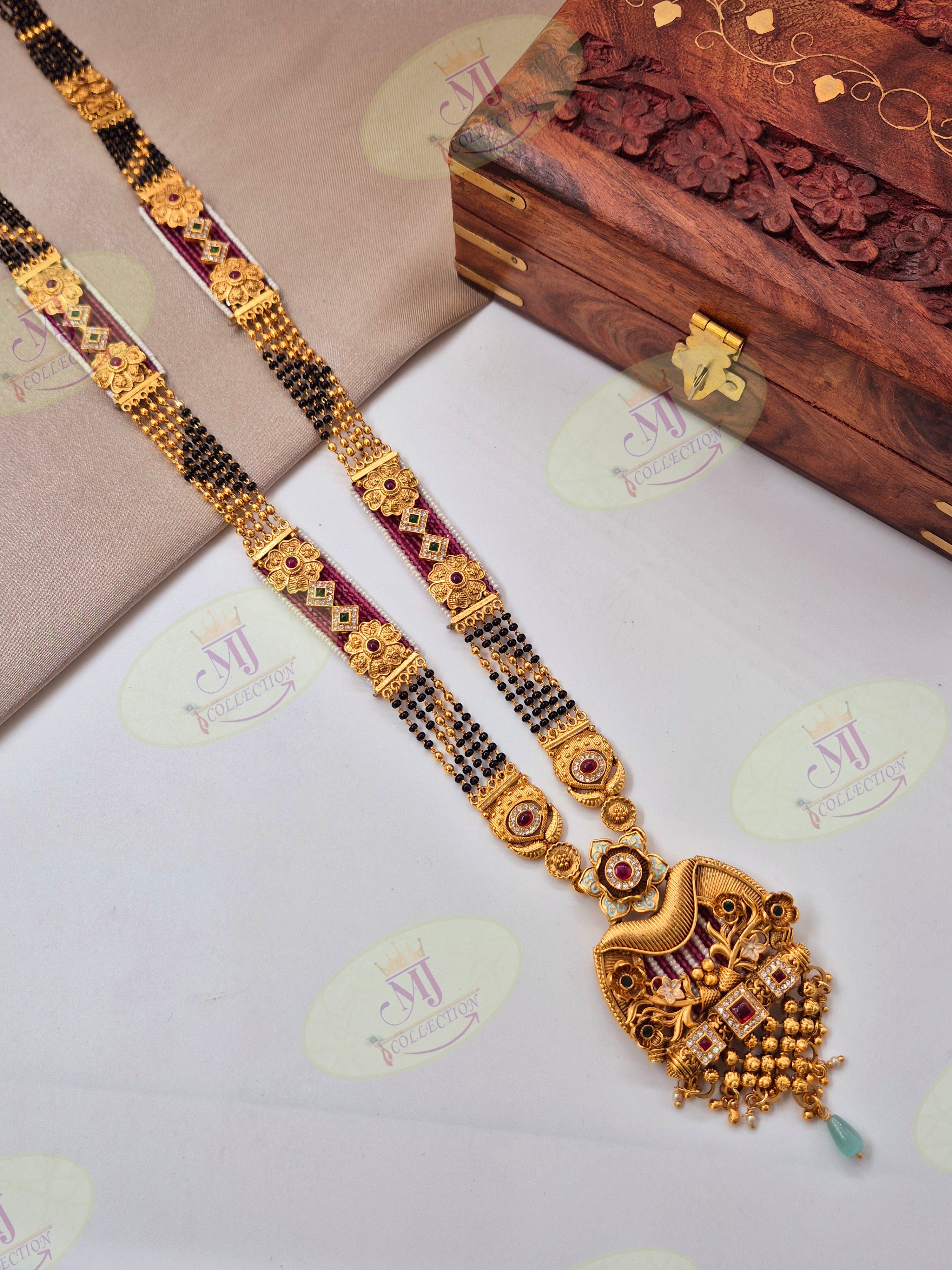FLORAL RAJWADI MANGALSUTRA