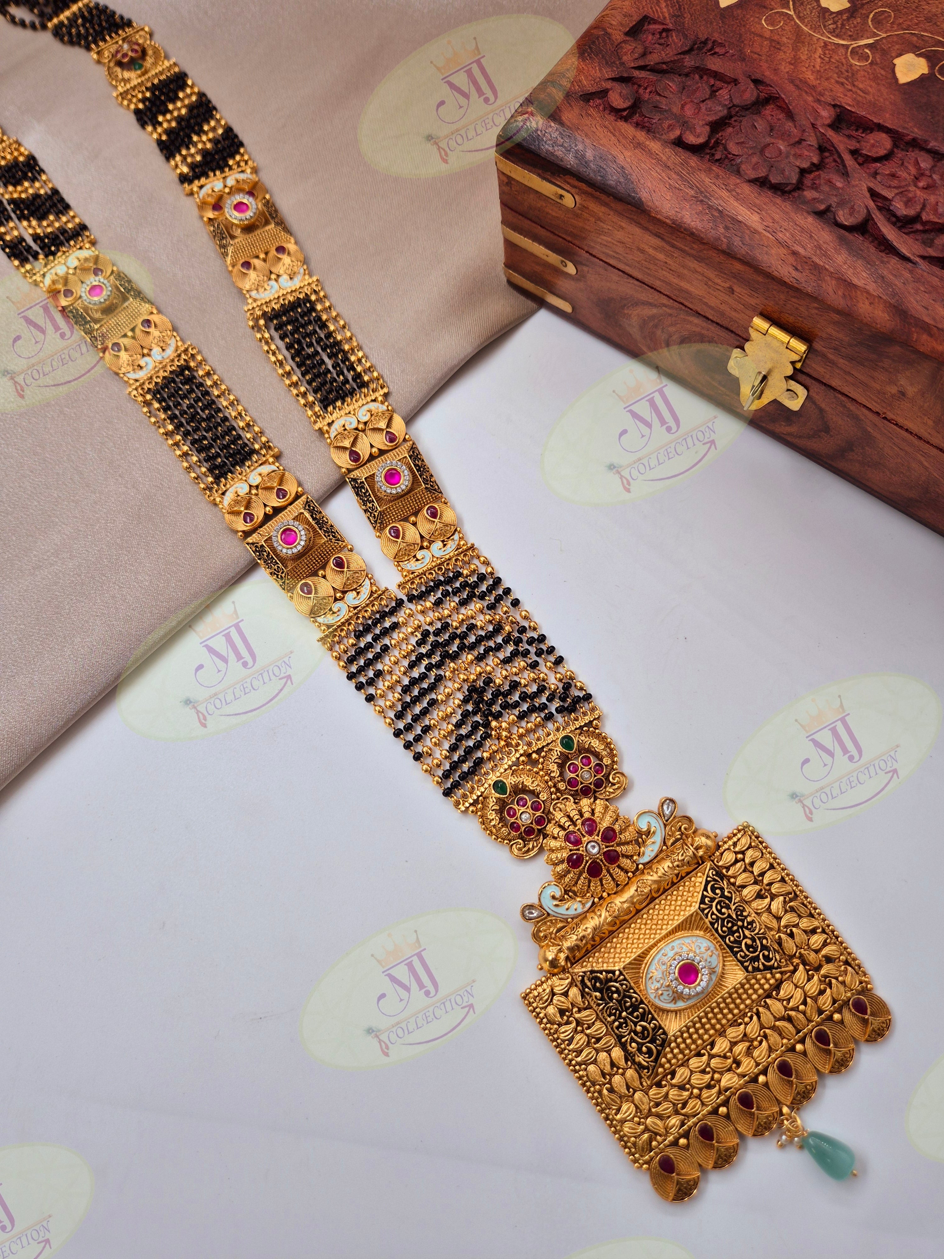 RAVISHING RAJWADI MANGALSUTRA