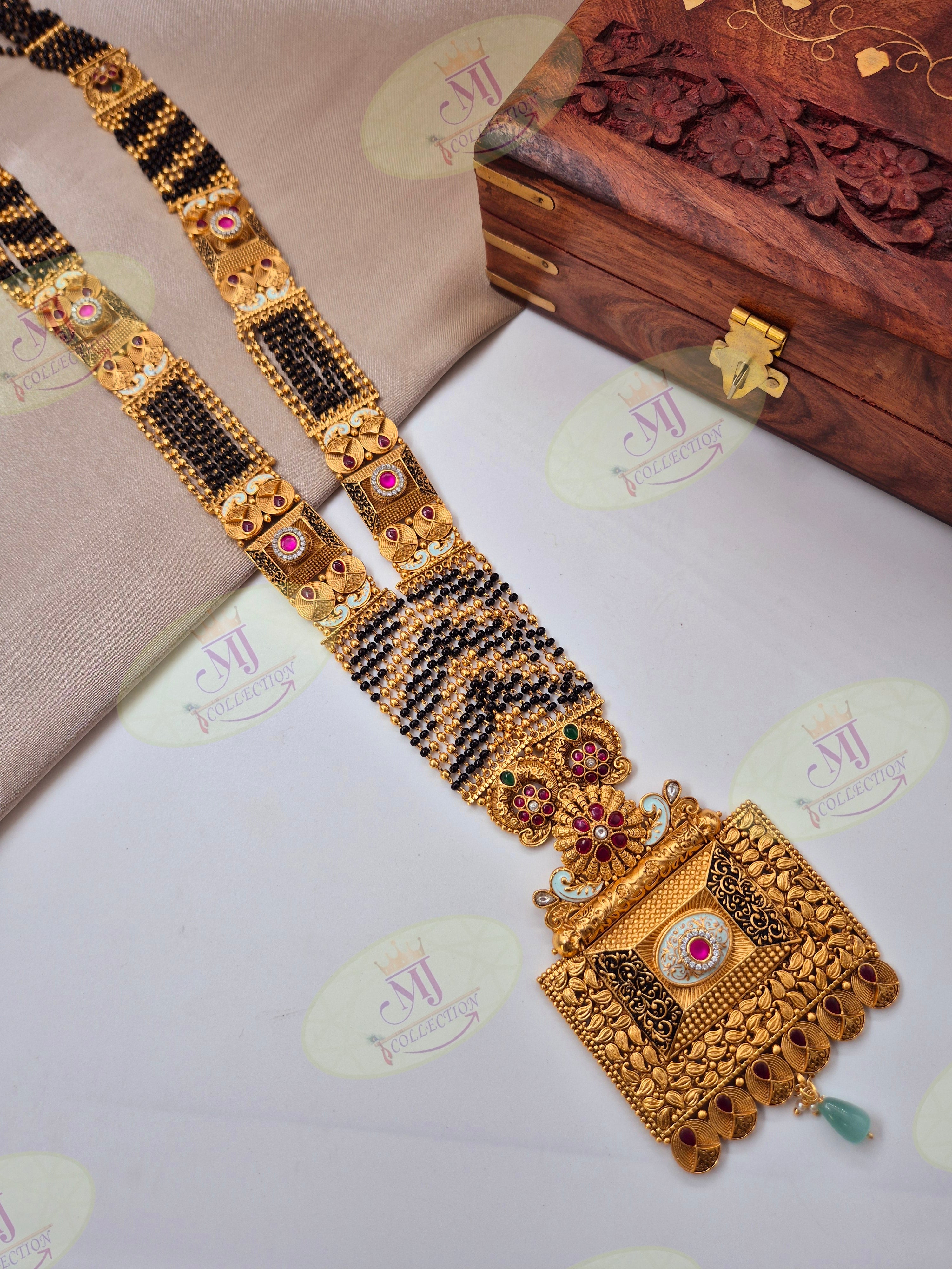 RAVISHING RAJWADI MANGALSUTRA
