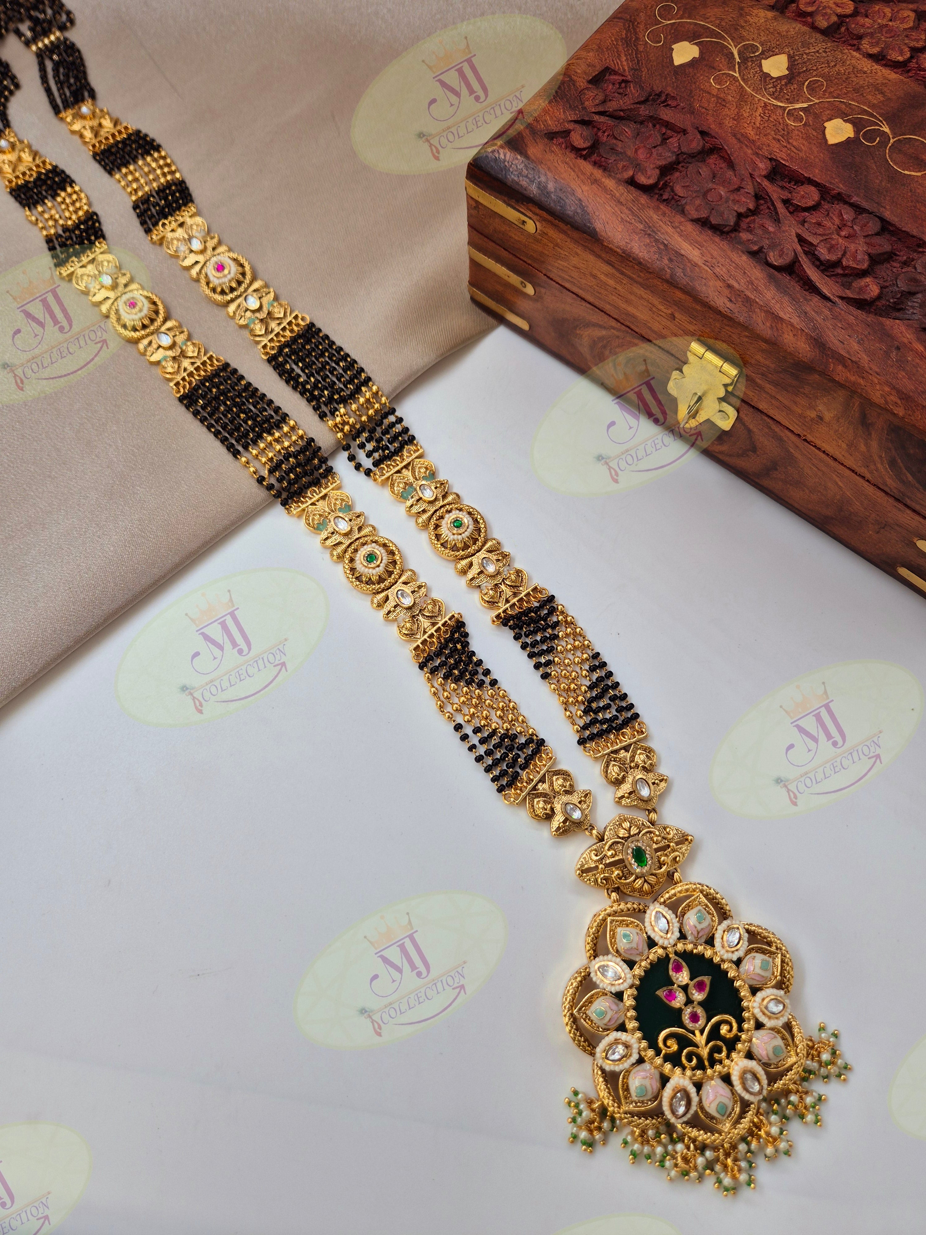 FLORAL JADAU MANGALSUTRA