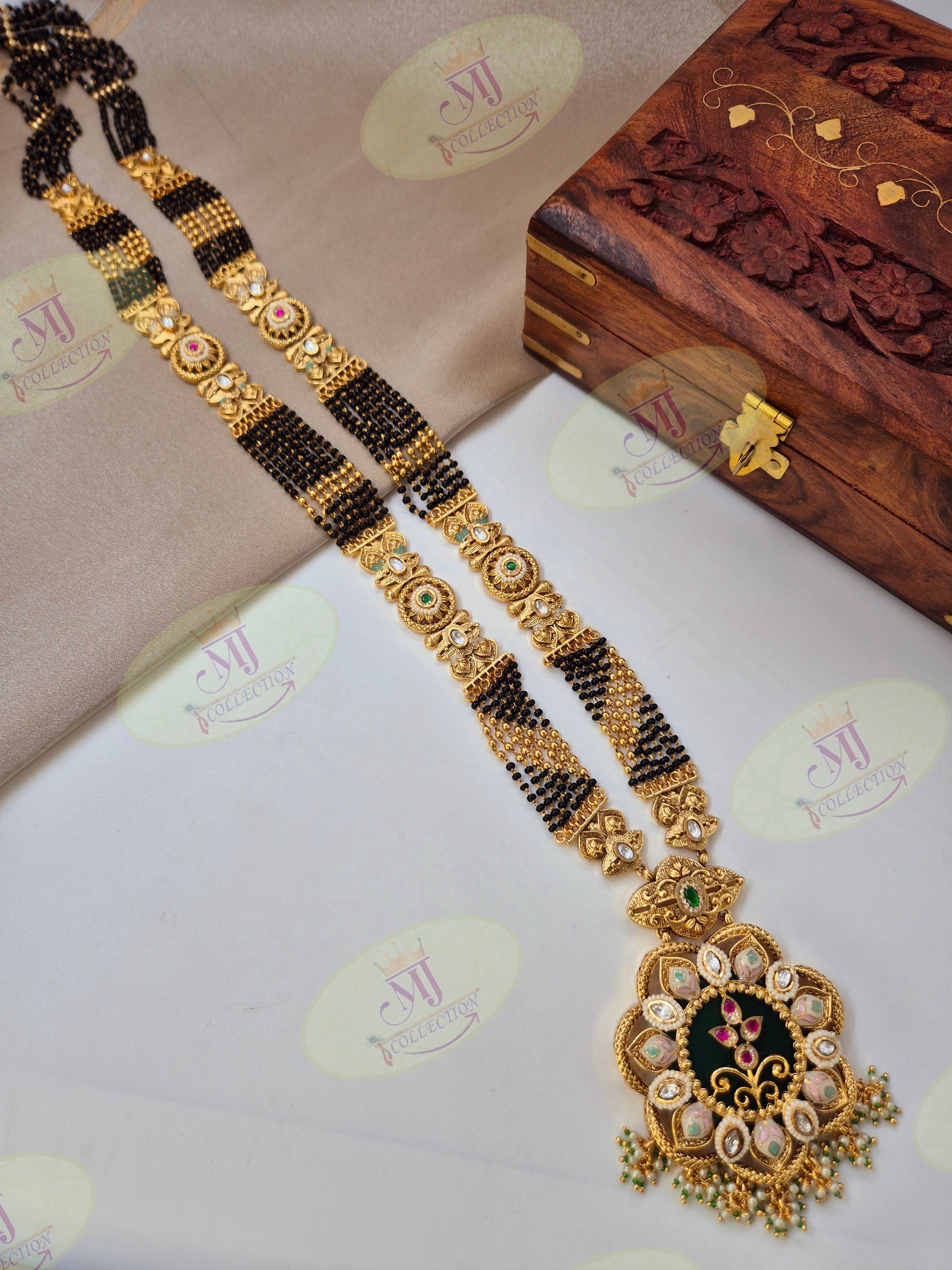 FLORAL JADAU MANGALSUTRA