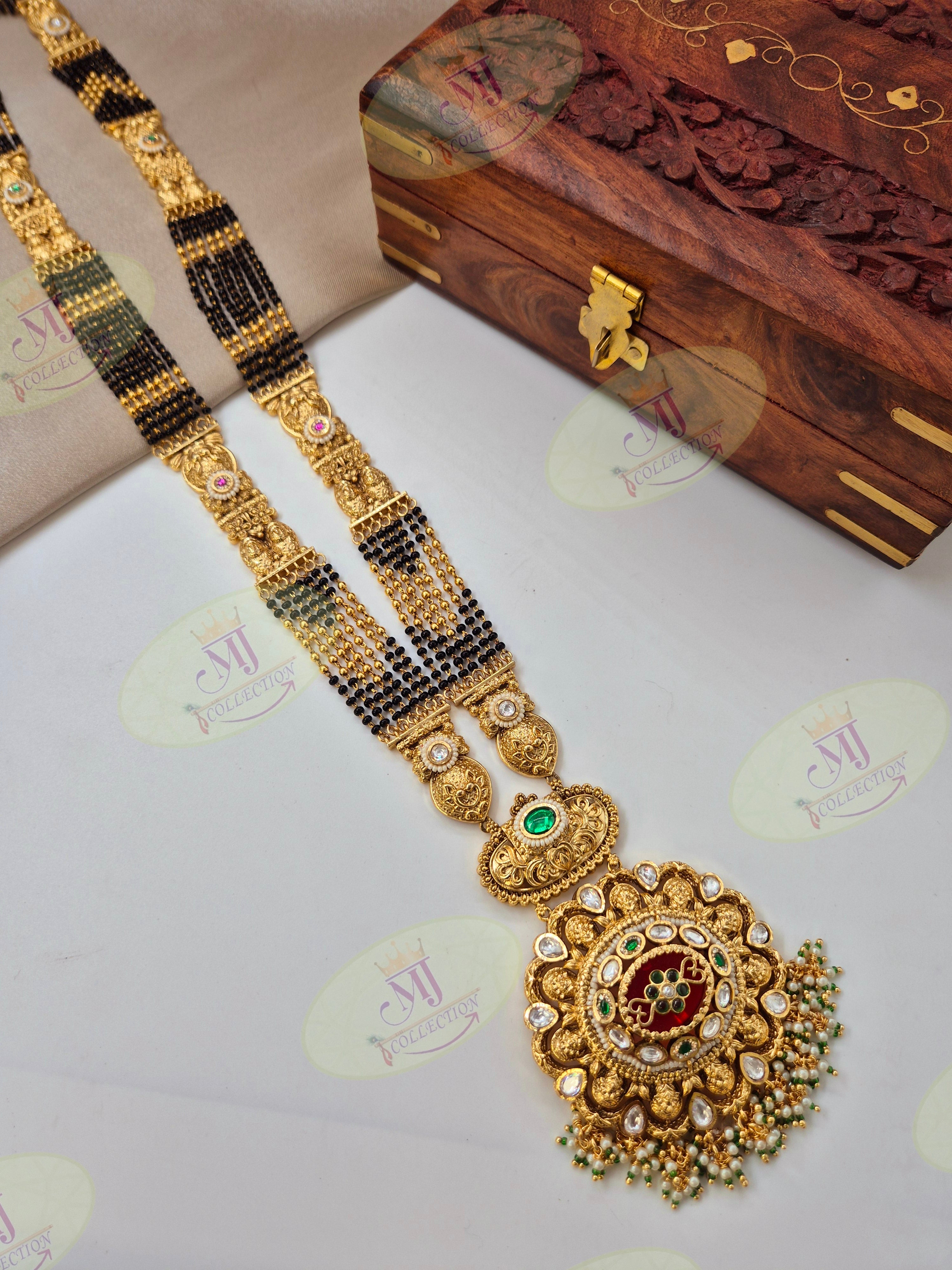 RED JADAU MANGALSUTRA