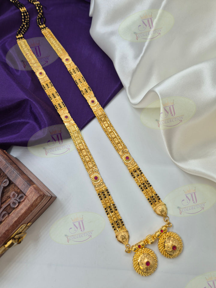 RUBY PINJRA MANGALSUTRA