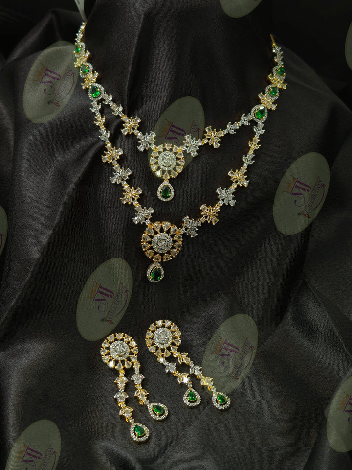 TWO LAYER DIAMOND NECKLACE