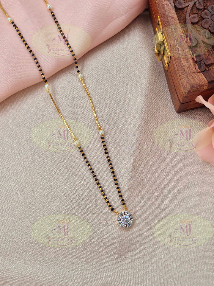 Celeste pearl Mangalsutra